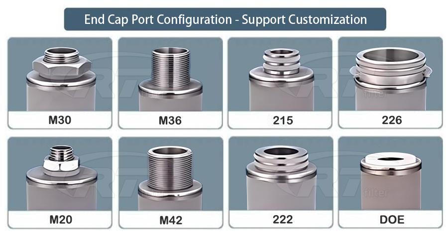High Temperature Gas Metal Titanium Powder Sintered Filter